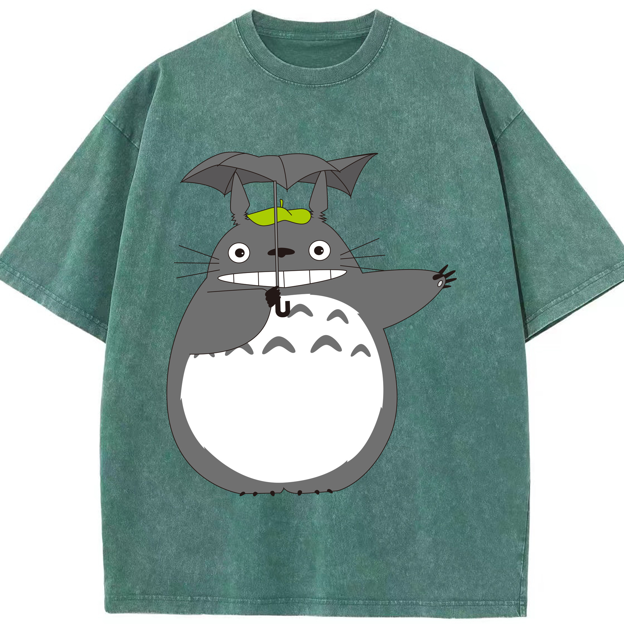 （画像用） となりのトトロ 草壁メイ 草壁サツキ My Neighbor Totoro Satsuki Kusakabe Mei Kusakabe 綿100% ヴィンテージ風 半袖Tシャツ（フロントプリント）